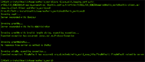 クライアント側の起動