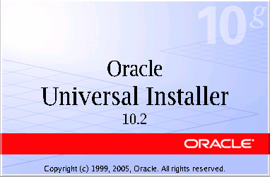 Oracle Universal Installerの起動画面