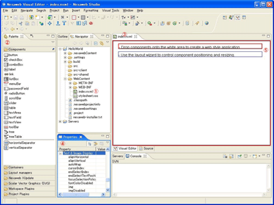Nexaweb Visual Editor