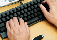 竹内氏のキーボード