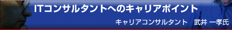 ITコンサルタントへのキャリアポイント