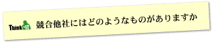 Question2 競合他社にはどのようなものがありますか