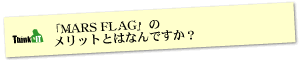Question2 「MARS FLAG」のメリットはなんですか？