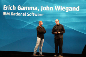IBM Rationnal SoftwareのEric Gamma氏とJohn Wiegant氏