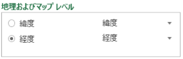 ツアーの見本で使用するパラメータ