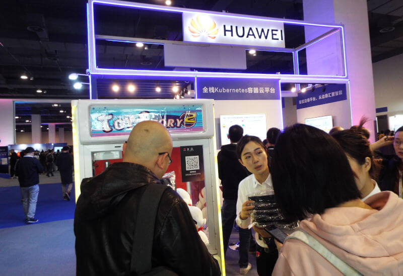 Huaweiのブース
