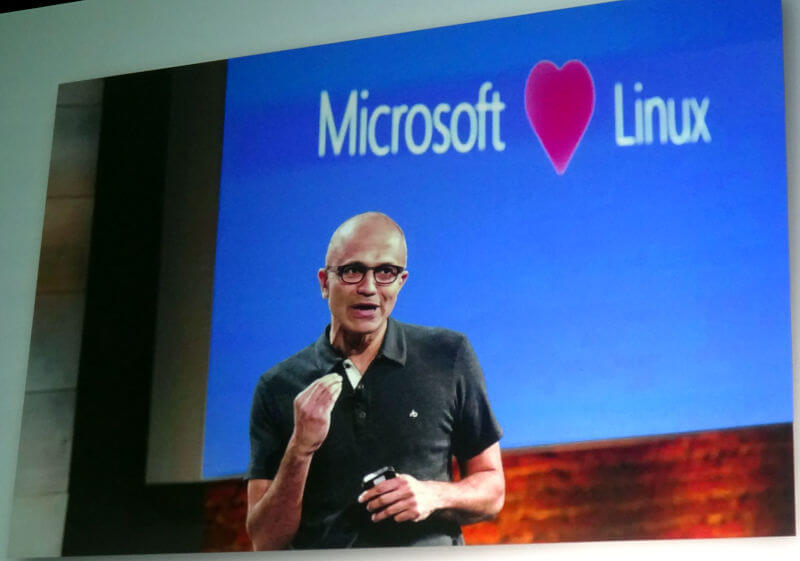 Microsoft loves Linuxを語るMicrosoftのCEO