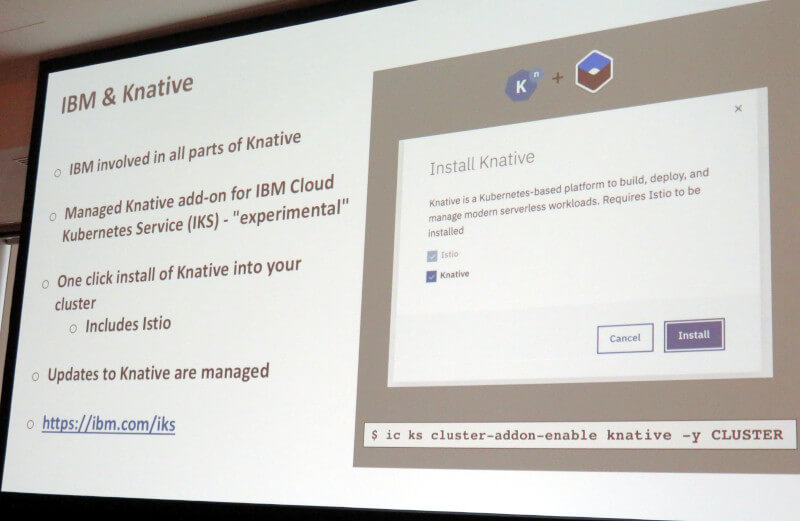 IBMとKnativeの関係