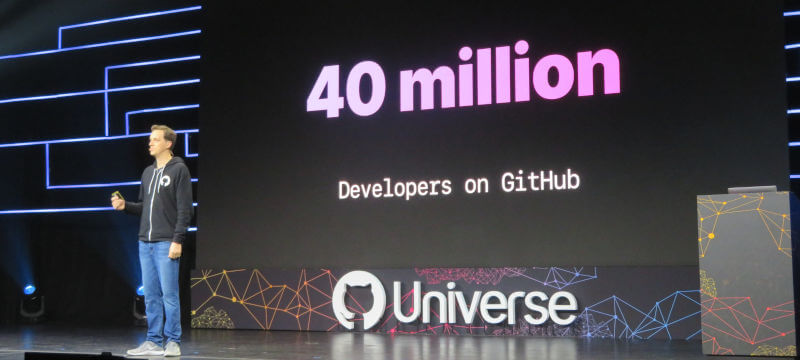 全世界で4千万人のデベロッパーがGitHubを使っている