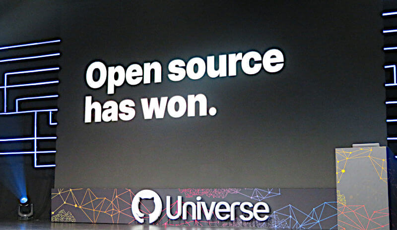 ソフトウェア開発という意味ではオープンソースソフトウェアはすでに勝利していると宣言