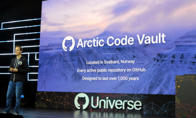 ノルウェーの氷河の地下にソースコードを長期保存するプロジェクト