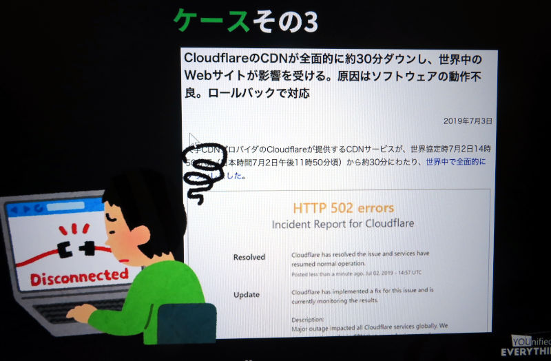 CloudFlareの事例を紹介して継続的デリバリーの重要性を解説