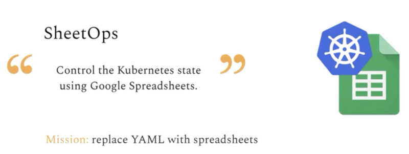 SheetOpsの紹介。YAMLをスプレッドシートに置き換えるのが目的