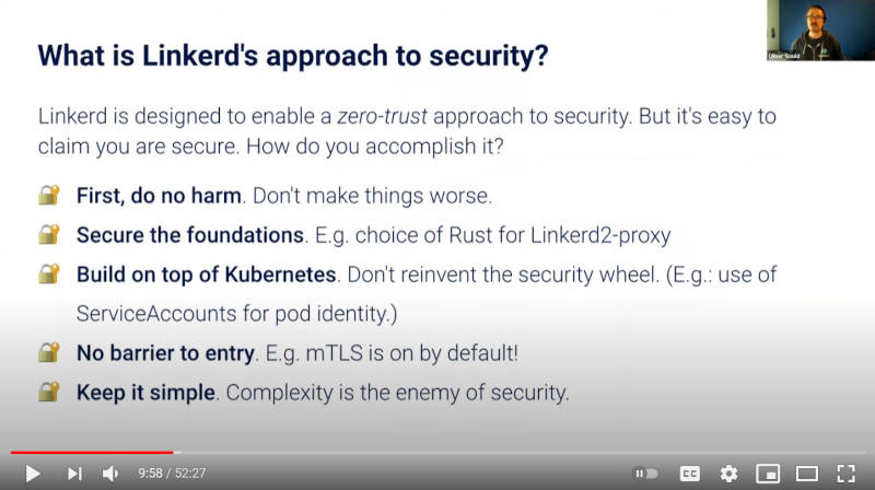 Linkerdのセキュリティはゼロトラストがベース