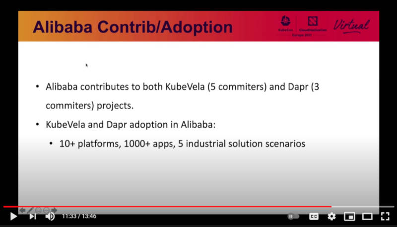 AlibabaにおけるKubeVelaとDaprの概要