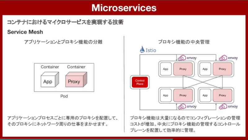 Istioを例に挙げてマイクロサービスの実装を解説