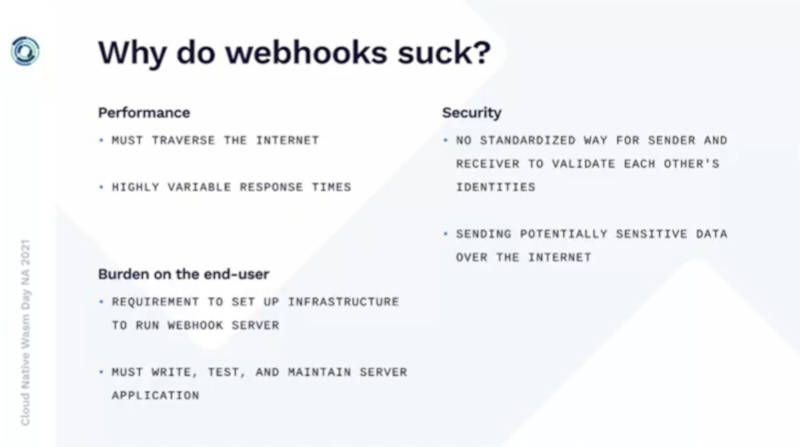 Webhookの問題点を列挙