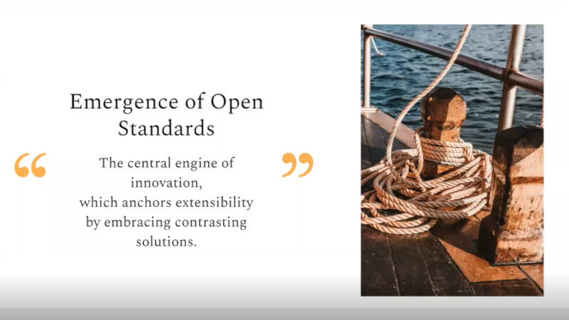 オープン標準がイノベーションと拡張性の中心的なエンジン
