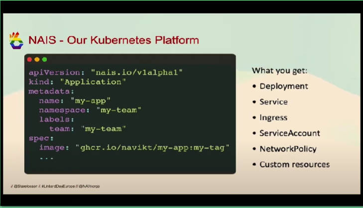 Kubernetesをプラットフォームとして使うNAISというシステムが開発された