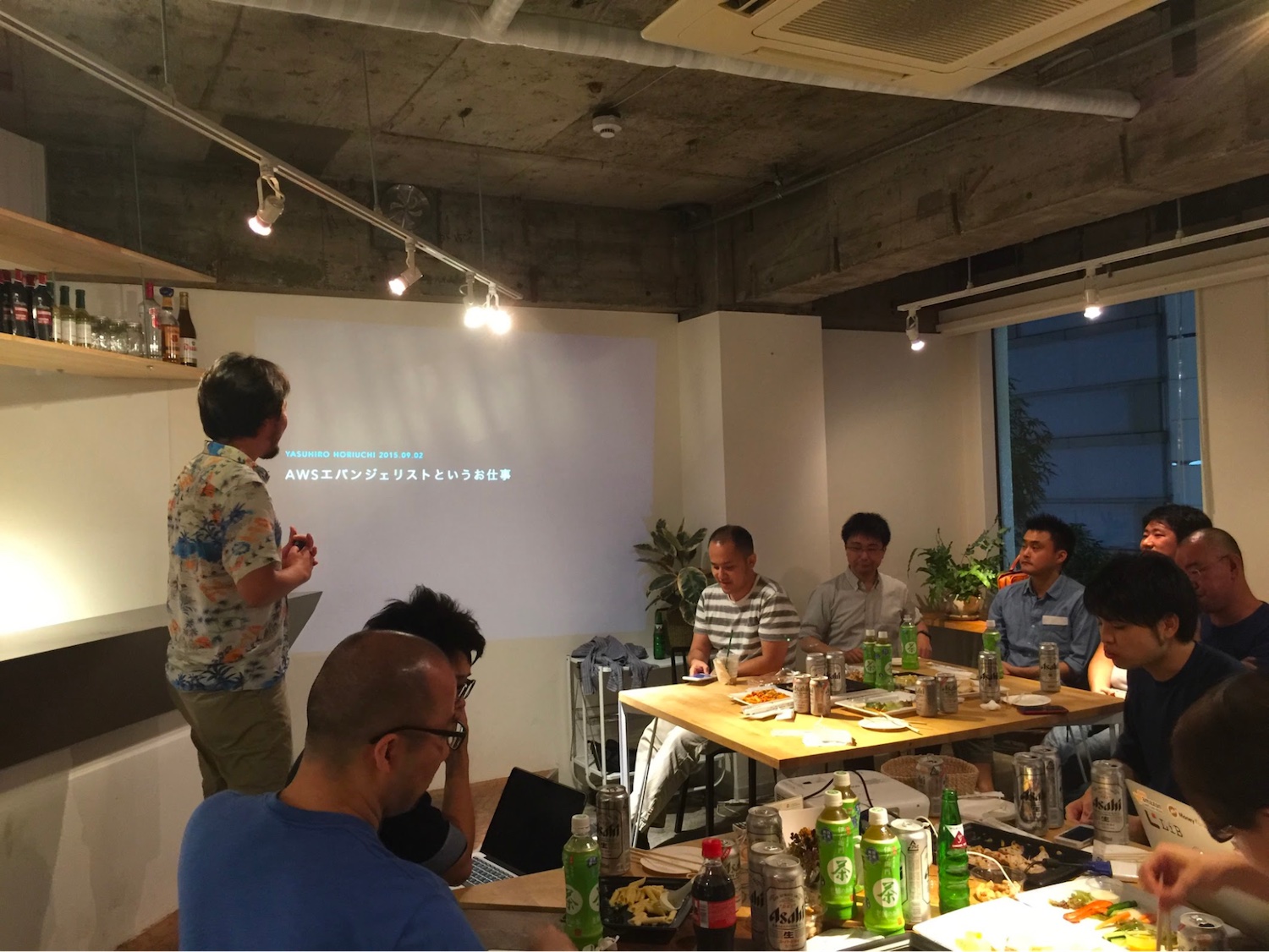 DevRel Meetup in Tokyo #1の様子。今はなき渋谷のConnecting The Dotsにて