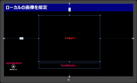 コントロールをレイアウトした