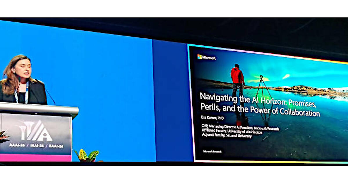 AAAI-26からMicrosoft Researchのディレクターが行ったエージェント
