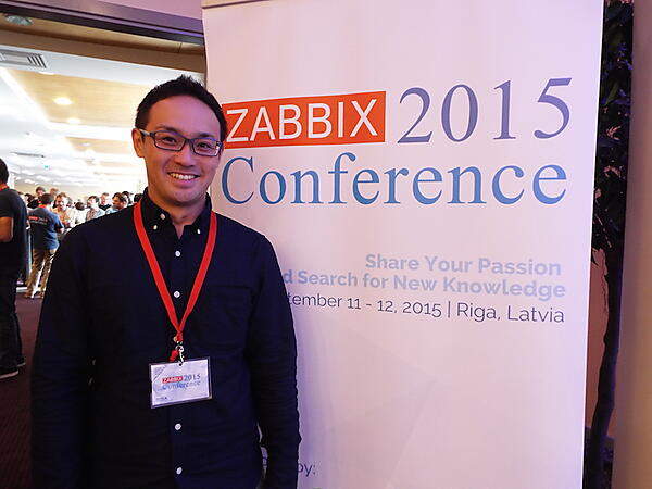 プレゼンを終えてひと安心のTISの池田氏