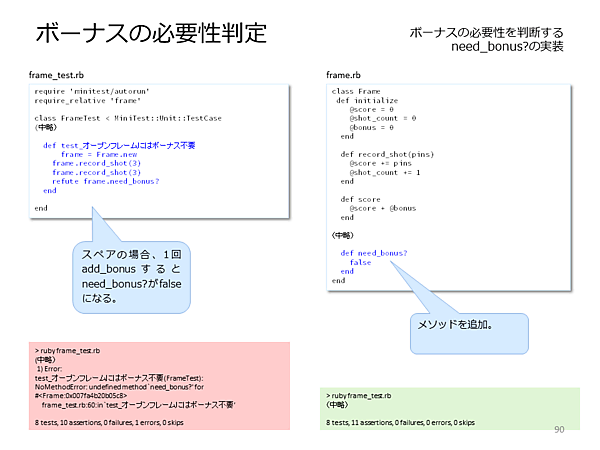 ボーナスが必要かどうかもFrameで判定する