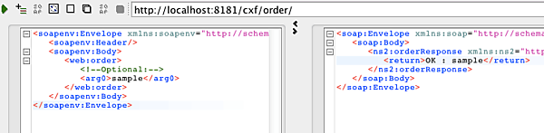 SoapUIによる確認