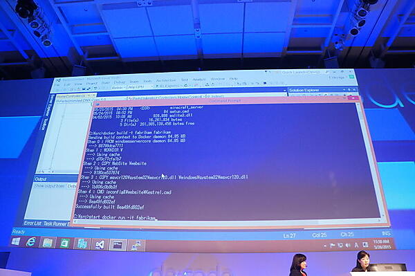 docker buildしてdocker run