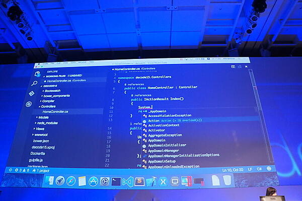 Mac上のVisual Studio Codeでインテリセンス