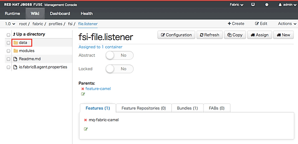 File Listenerマイクロサービスにデータを送る