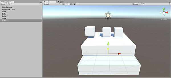 それぞれのオブジェクトに名前を付けなかった結果