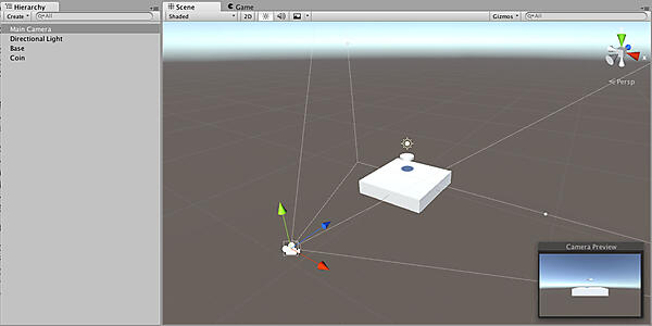 調整前のカメラの位置