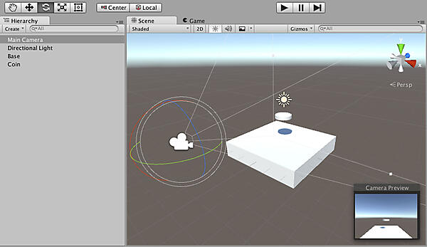 トランスフォームツールズ：rotateクリック時