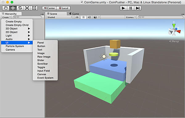 uGUIのTextの追加