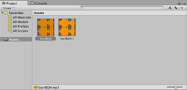 同じファイルをUnityエディタに取り込むとファイル名に数字が付く