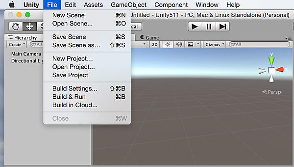 Unity プロジェクトの保存方法