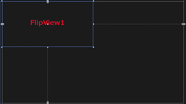リスト3のXAMLで変更されたデザイン画面、特にFlipViewに見かけ上の変化はない