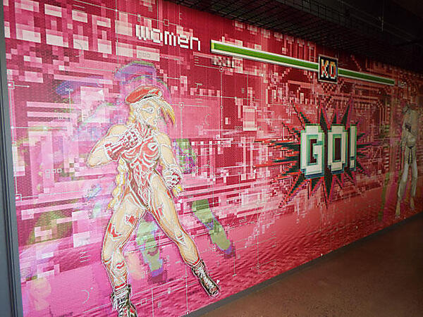 ポップな壁のデコレーション