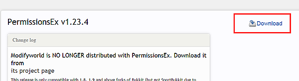 バージョンごとの個別ページで「Download」を押すとダウンロードされる