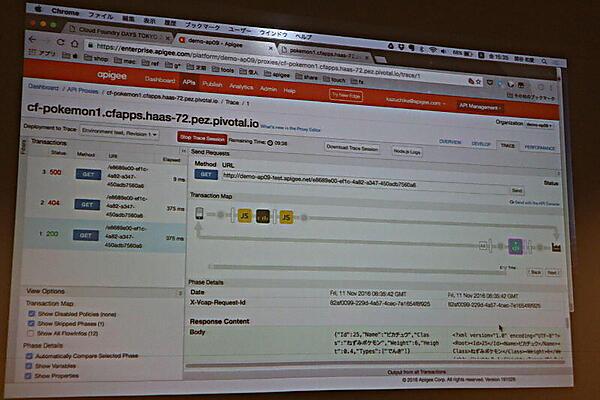 Apigeeの開発環境のデモ