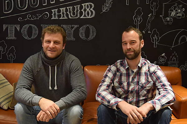 Boness氏（左）とConnelly氏（右）