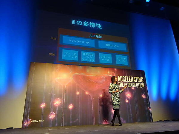 幅広いAIポートフォリオを紹介するChappell氏