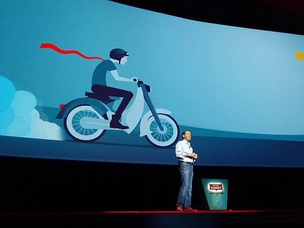 ホンダのエピソードを紹介するWhitehurst氏