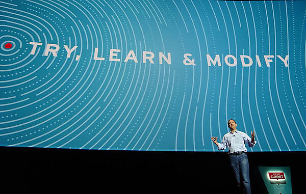 挑戦すること、そこからの学び、更に変化への対応が重要と訴求