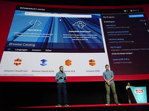 OpenShift OriginとAWS連携デモを実施