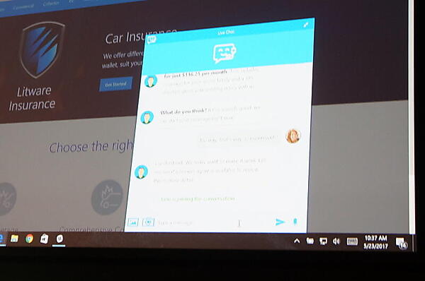 「高すぎる」と答えると人間に代わる