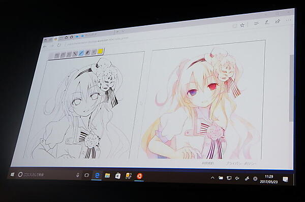 Chainerを使って線画に色を付けるアプリ「PaintsChainer」