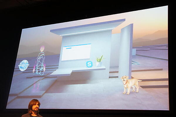 場所もバーチャルにしつつオフィスの構造を反映